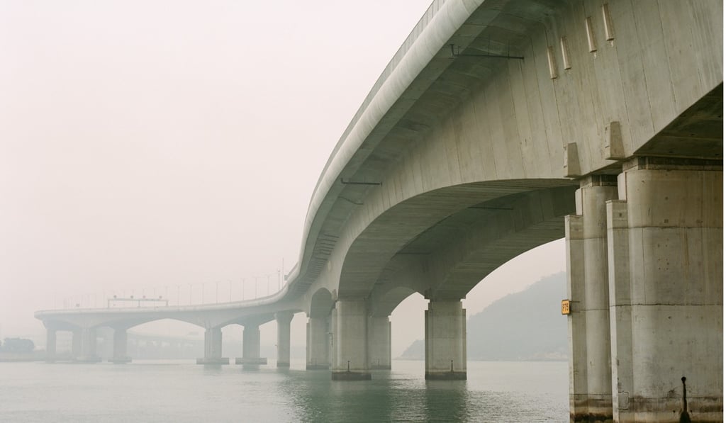 Abdela Igmirien’s image capturing the sweeping curves of the Hong-Kong-Zhuhai-Macau Bridge. Photo: Abdela Igmirien