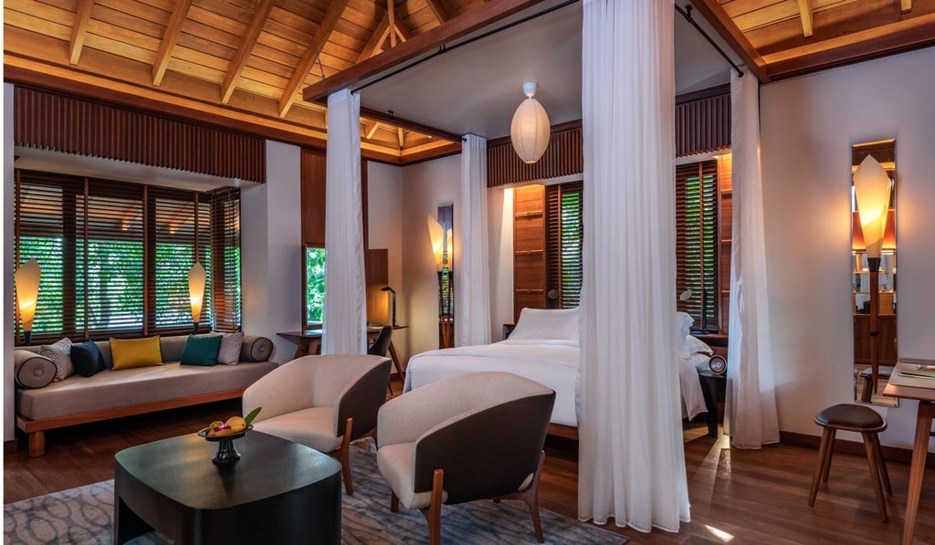 Rainforest Villa bedroom. Picture: The Datai Langkawi