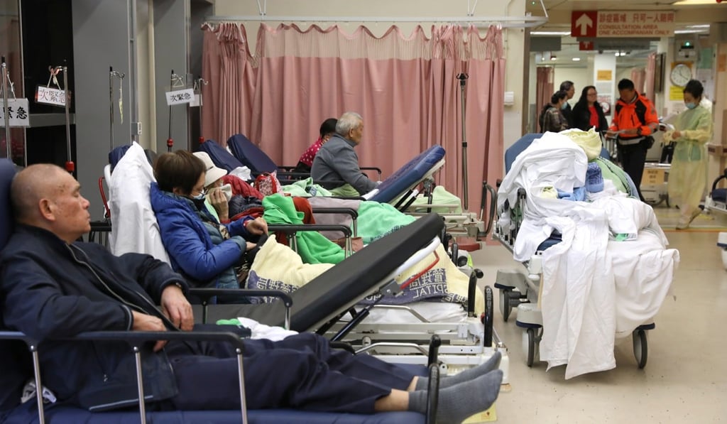 The occupancy rate on public medical wards was 110 per cent, according to Hospital Authority figures. Photo: Nora Tam