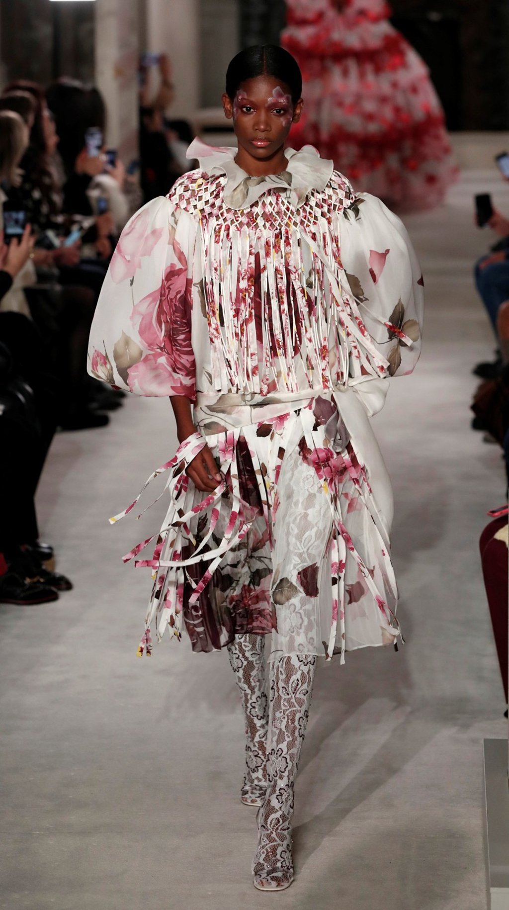 Paris Haute Couture 2019 Valentino s dramatic offering featuring Naomi Campbell leaves Celine Dion in tears South China Morning Post