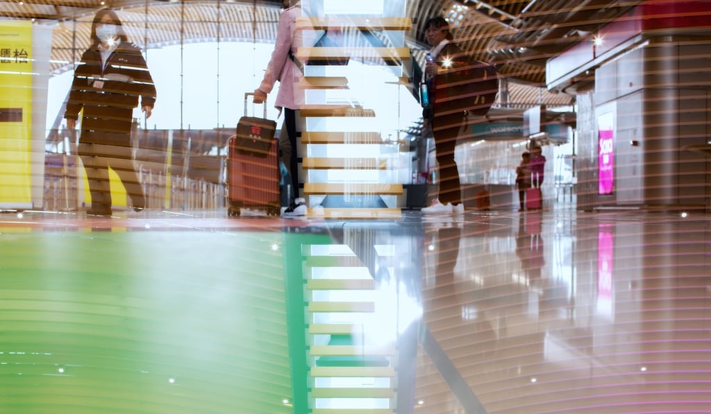 Michael Kistler’s image of the Hong Kong Boundary Crossing Facilities, which includes ‘a lot of little splashes of colour that I thought complemented the lighting and overall tones’. Photo: Michael Kistler