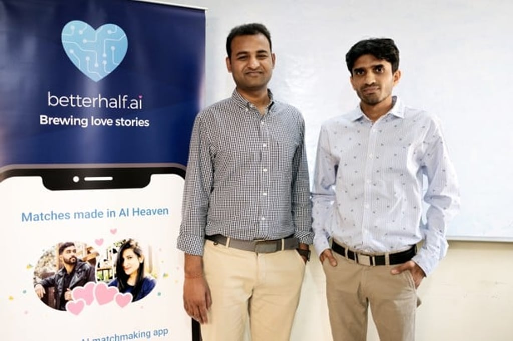Betterhalf co-founders Pawan Gupta (left) and Rahul Namdev. Photo: Bloomberg Betterhalf co-founders Pawan Gupta (left) and Rahul Namdev. Photo: Bloomberg