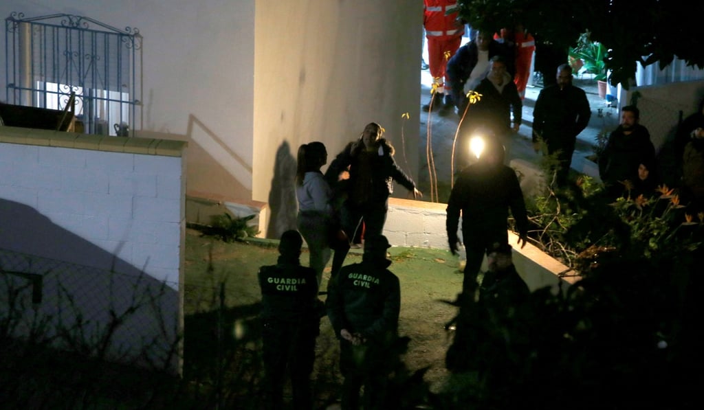 Julen’s mother Victoria Garcia reacts as she leaves her house after rescuers found the body of Julen no January 26, 2019. Photo: Reuters