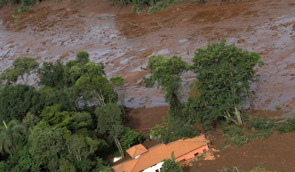A house in an area next to the dam. Photo: Reuters