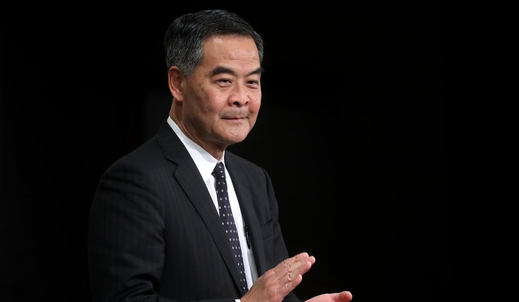 The case against Leung Chun-ying was dropped in December. Photo: Sam Tsang