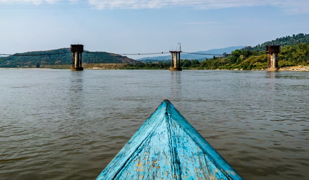 The stalled Myitsone dam project. Photo: The Washington Post