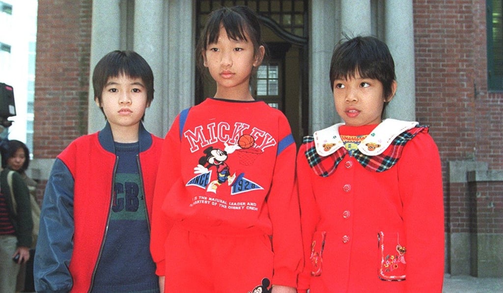 Cheung Lai-wah, Ng Ka-Ling and Ng Tan-tan, the children at the centre of the ‘right of abode’ cases in 1999. Photo: Martin Chan