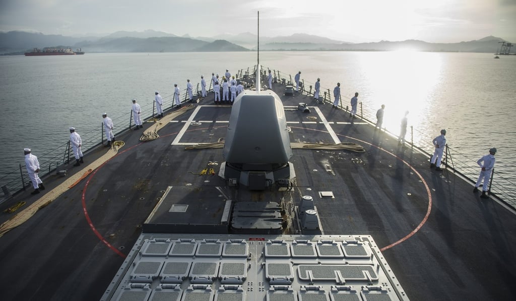 Subic Bay’s strategic location near a Philippine naval base has led to concerns about who will take ownership after Hanjin’s collapse. Photo: AFP/ US NAVY / Alonzo M. Archer