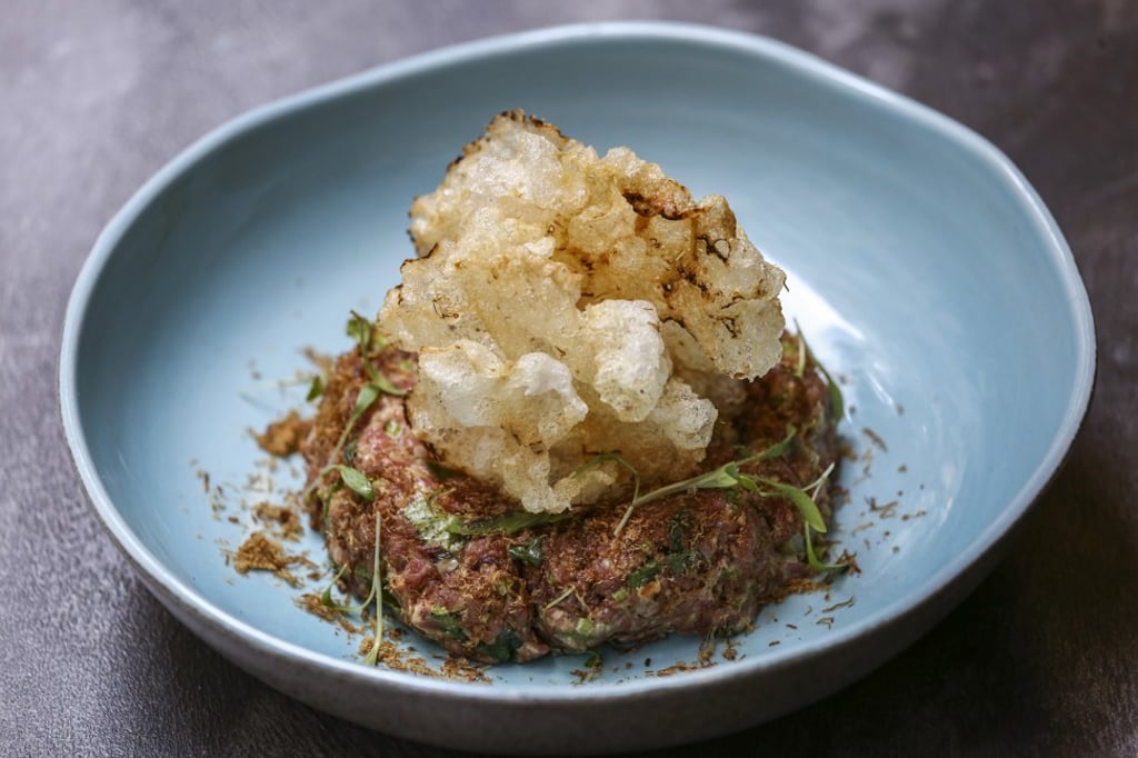 Bo la lot tartare. Photo: Jonathan Wong