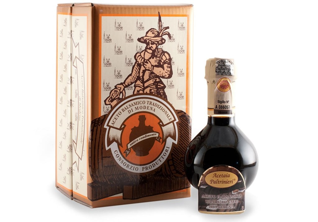 Aceto Balsamico Tradizionale vinegar, from Italy which is aged for a minimum of 12 years. Aceto Balsamico Tradizionale vinegar, from Italy which is aged for a minimum of 12 years.