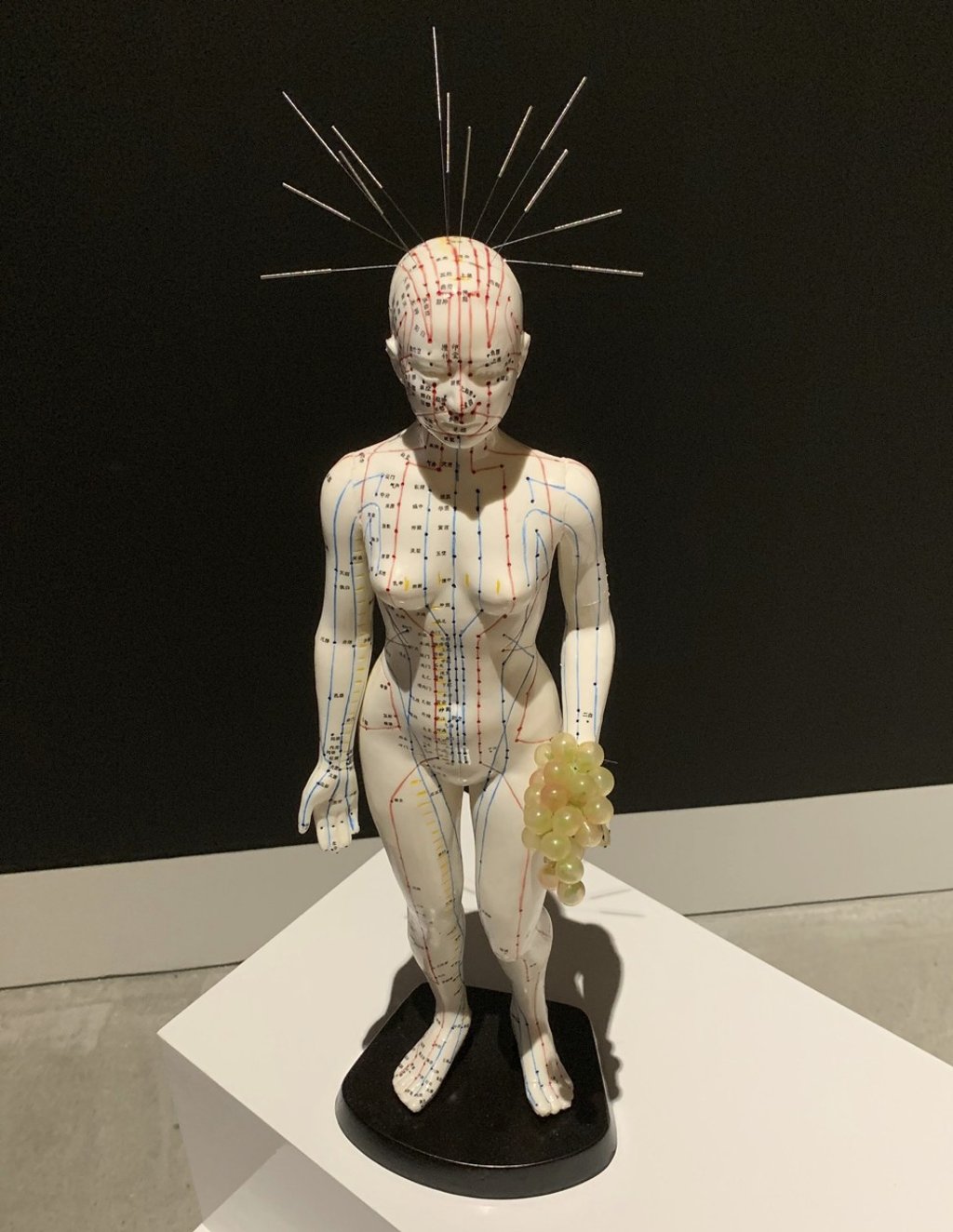 An artefact at the exhibition from a collection that references the history of disease control in Hong Kong. Photo: Simone McCarthy