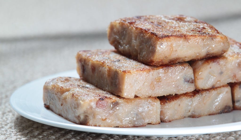 Radish cake by Dashijie. Picture: Bruce Yan