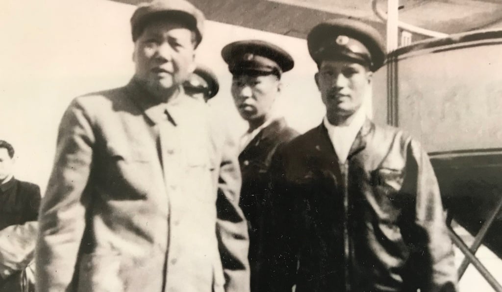 Cai (right) spent five years working as Mao Zedong’s pilot. Photo: Handout
