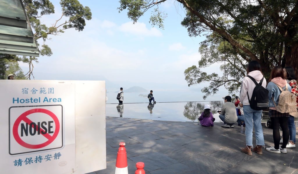 The pavilion is located between two student hostels. Photo: Felix Wong