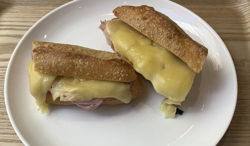 A classic ham and cheese baguette at Maison Eric Kayser in Tsim Sha Tsui. Photo: Simone McCarthy