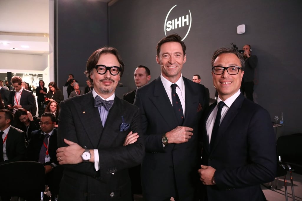 Davide Cerrato, Hugh Jackman and Nicolas Baretzki