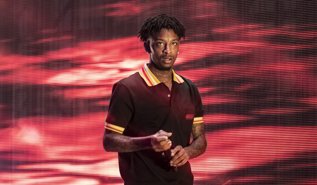 21 Savage performing at the Hollywood Bowl in Los Angeles in June 2018. Photo: TNS