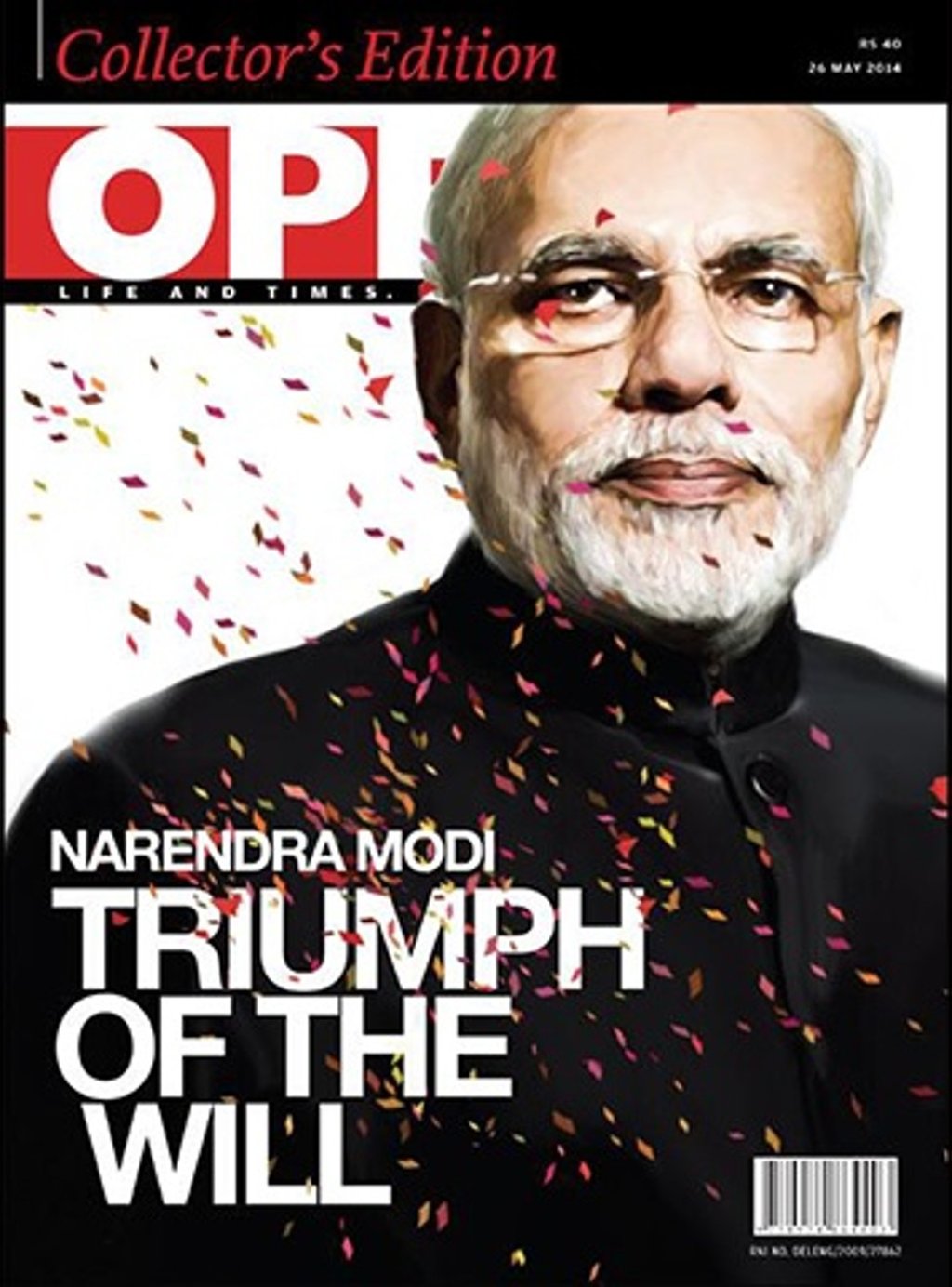 The Open magazine cover featuring Modi. Photo: Twitter