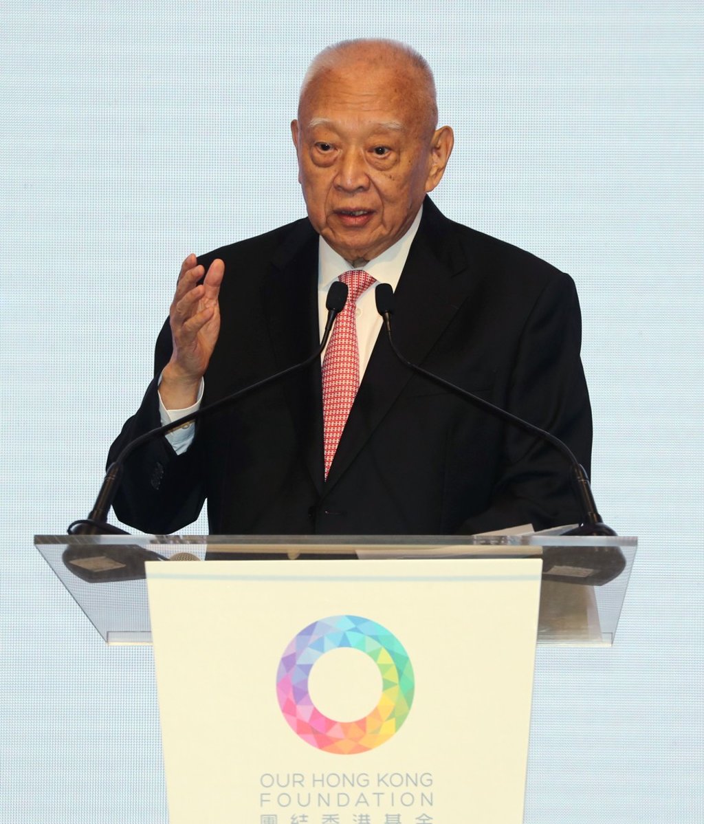 Tung Chee-hwa, the first chief executive following the handover of sovereignty, dubbed Hong Kong “Asia’s world city” in 1999. Photo: Edward Wong