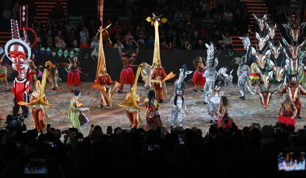 Performers at the Cathay Pacific International Lunar New Year night parade. Photo: Edmond So