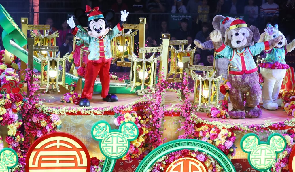 Performers at the Cathay Pacific International Lunar New Year night parade. Photo: Edmond So