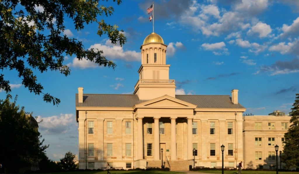 The University of Iowa's Old Capitol building. Photo: University of Iowa