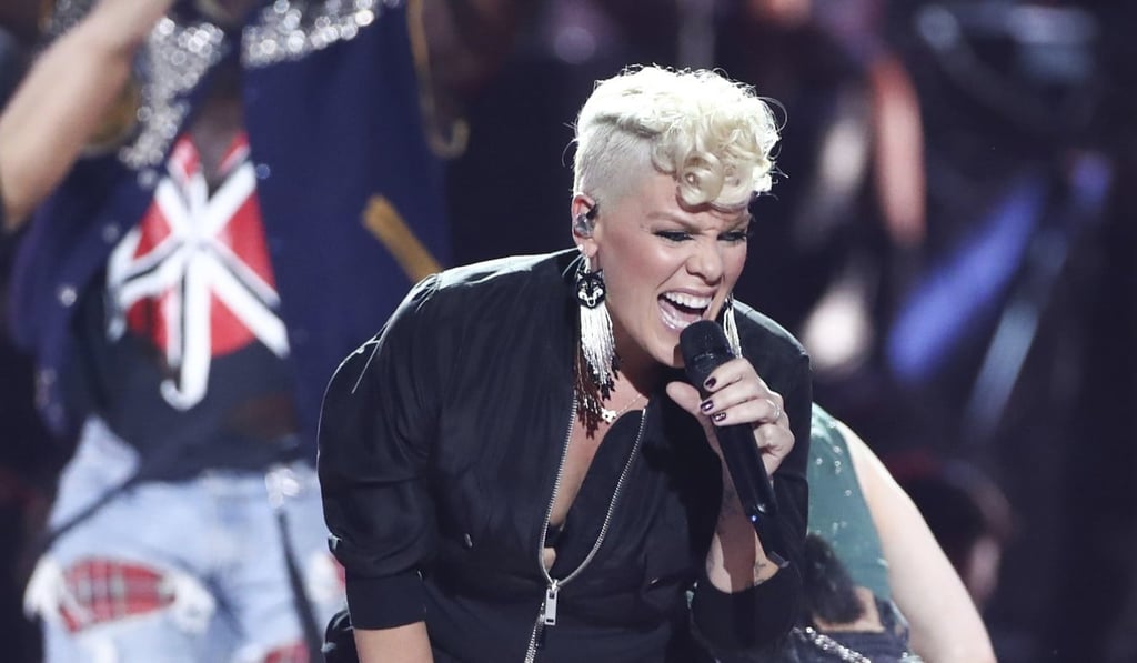 Pink will also close the show on February 20. Photo: AP