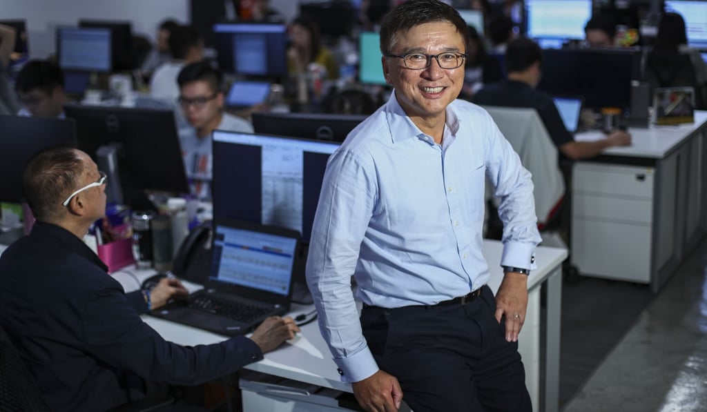 Chan Ka-keung, the former Secretary for Financial Services and the Treasury, is now a senior adviser to online lender WeLab. Photo: Nora Tam