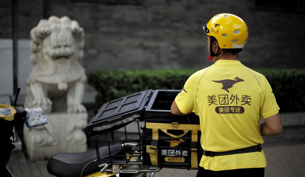 Meituan Dianping is an online platform that generates most of its revenue from food delivery. Photo: Reuters