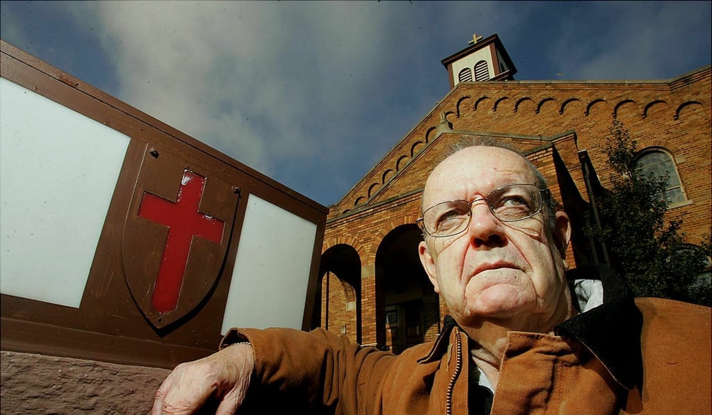 In this 2006 file photo, James Hanley poses outside a church in Paterson, New Jersey. Hanley was removed from the priesthood in 2002, 17 years after church officials learned of complaints against him. On Wednesday, New Jersey's five Roman Catholic dioceses listed more than 180 priests, including Hanley, who have been credibly accused of sexually abusing minors over a span of several decades. Photo: AP