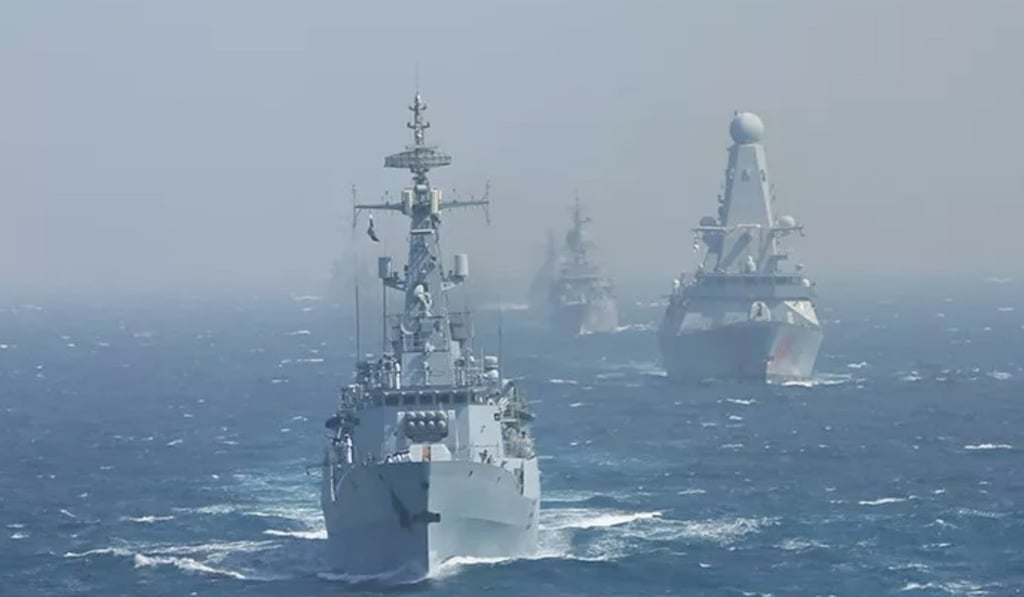 Ships from 46 countries took part in the Aman-19 naval exercises which are hosted every two years by Pakistan. Photo: QQ