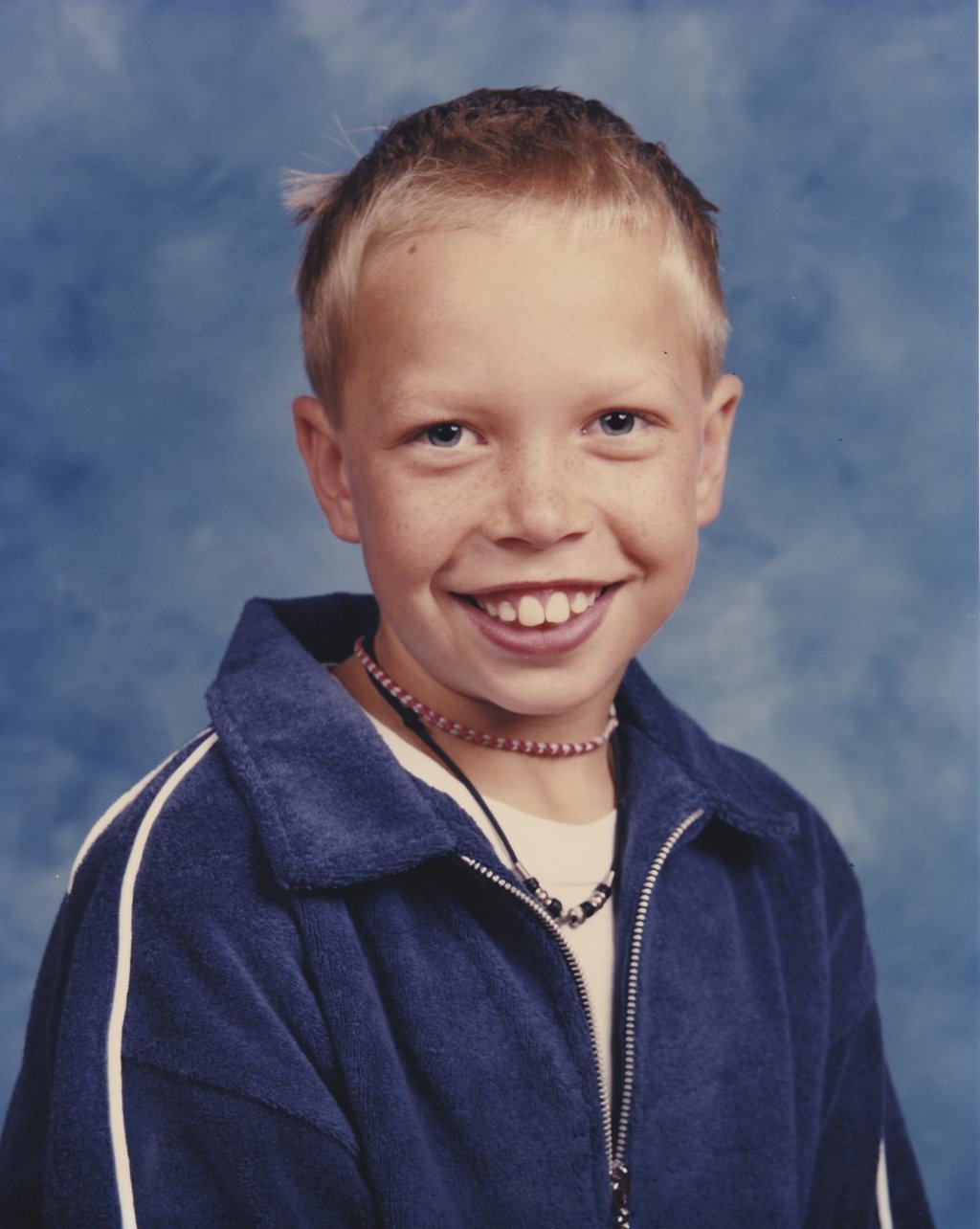 Adair as a child. Picture: courtesy of Cam Adair