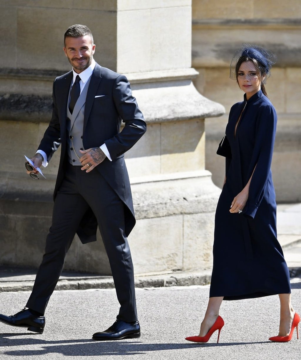 British former soccer player David Beckham (left) and his wife Victoria Beckham are said to visit the hotel, Le Bristol Paris, each year on their wedding anniversary. Photo: EPA-EFE
