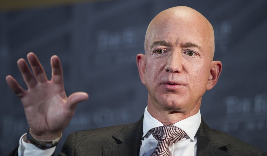 File photo of Amazon founder and CEO Jeff Bezos. Photo: AP File photo of Amazon founder and CEO Jeff Bezos. Photo: AP