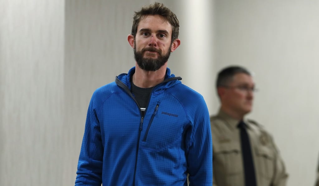 Travis Kauffman at the news conference on February 14, 2019 in Fort Collins, Colorado. Photo: AP