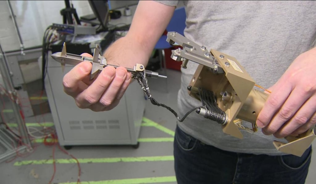 The ‘space harpoon’. Photo: handout