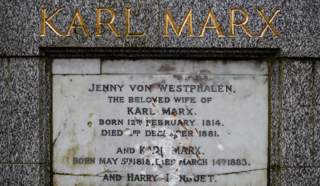 The damage from the earlier vandalism attack. Photo: AFP The damage from the earlier vandalism attack. Photo: AFP