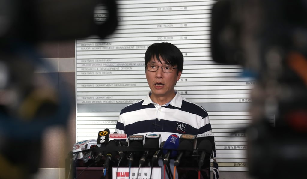 Director of Highways Jimmy Chan. Photo: Xiaomei Chen