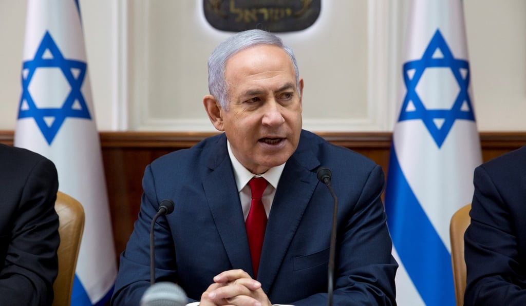 Israeli Prime Minister Benjamin Netanyahu attends the weekly cabinet meeting at the Prime Minister's office in Jerusalem February 17, 2019. Photo: Reuters