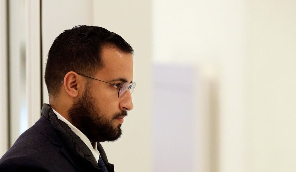 Alexandre Benalla, the former top security aide to the French President arrives at Paris courthouse. Photo: AFP Alexandre Benalla, the former top security aide to the French President arrives at Paris courthouse. Photo: AFP