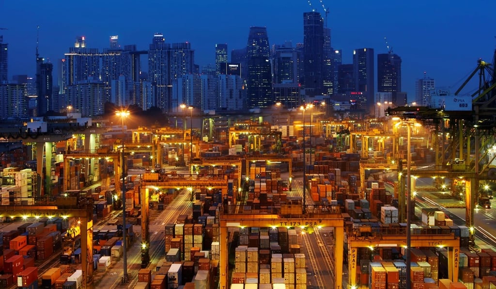 Singapore’s port surpassed Hong Kong’s as the world’s busiest in 2004, and remains No 2 behind Shanghai. Photo: Reuters