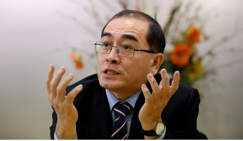 Thae Yong-ho, North Korea’s former deputy ambassador in London who defected to the South. Photo: Reuters