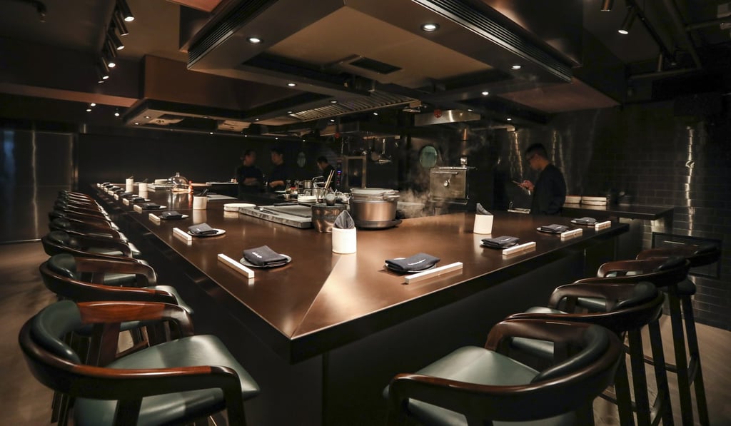The interior of Wagyumafia restaurant in Wan Chai. Photo: Xiaomei Chen