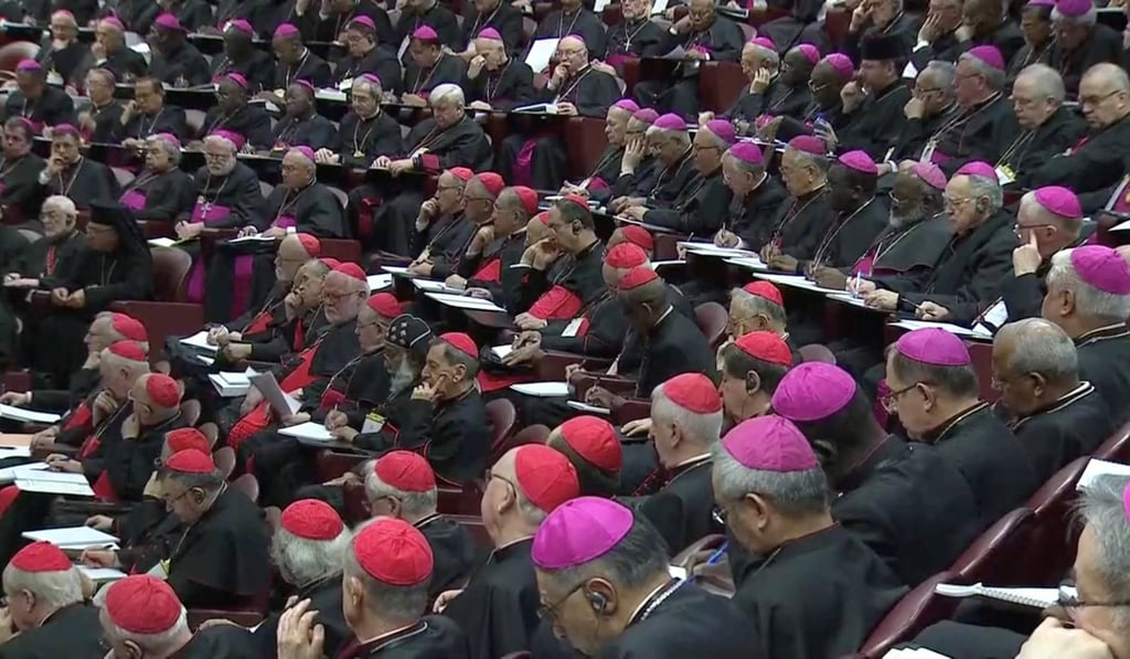 Members of clergy attend the four-day meeting on the global sexual abuse crisis. Photo: Reuters