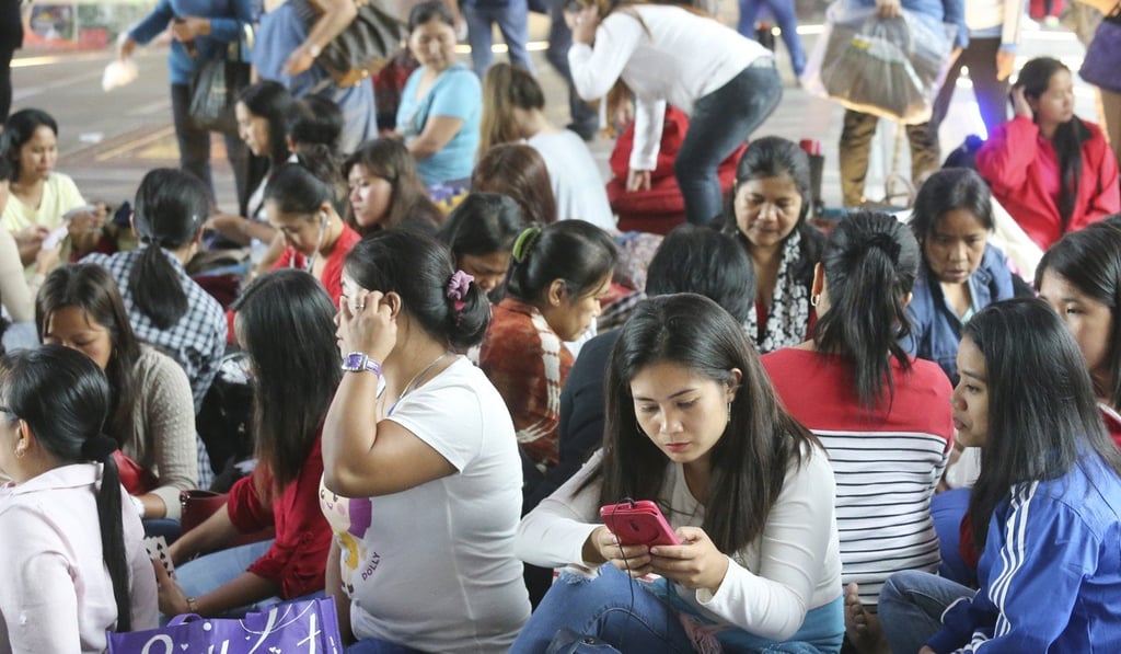 There are about 370,000 domestic workers in Hong Kong. Photo: Dickson Lee