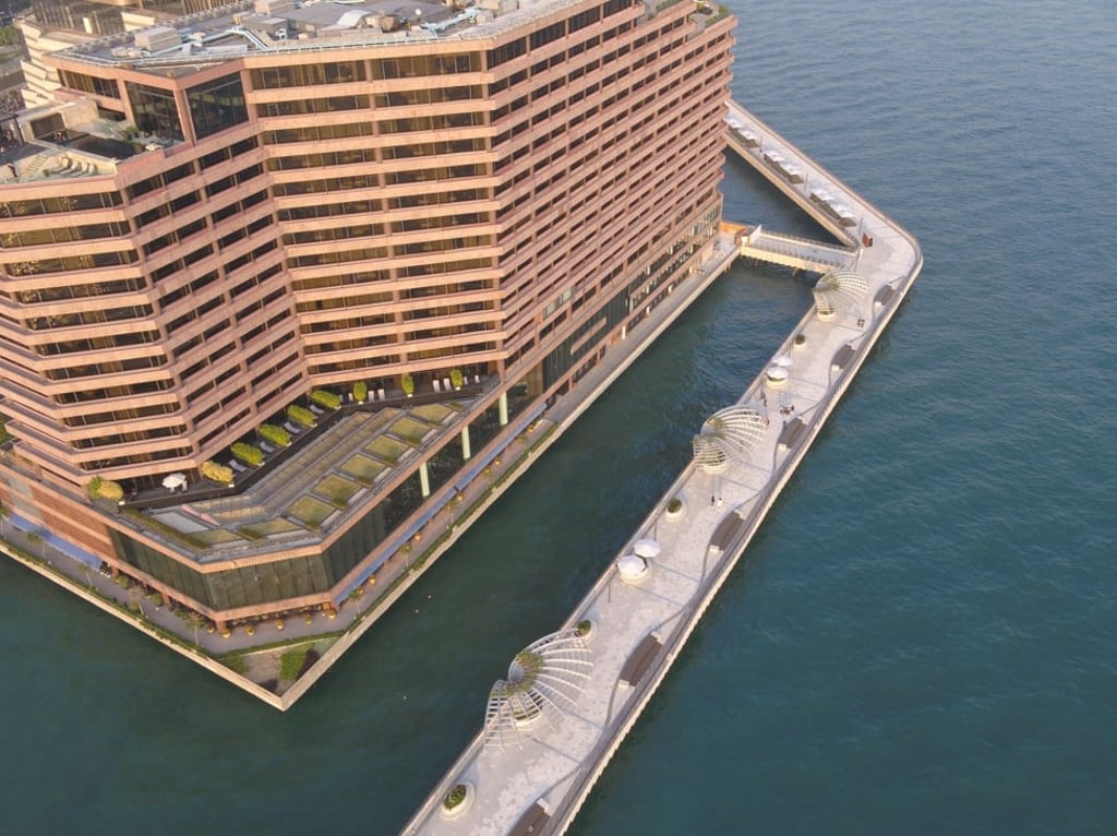 An aerial view of the recently unveiled attraction.