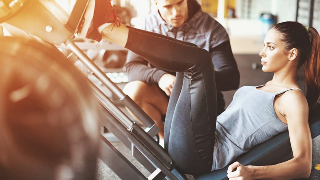 Do not lock your knees out when doing the leg press