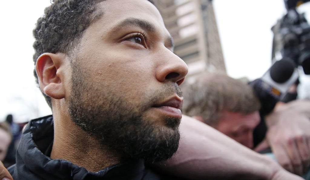 Actor Jussie Smollett leaves Cook County jail after posting bond. Photo: Nuccio DiNuzzo/Getty Images/AFP