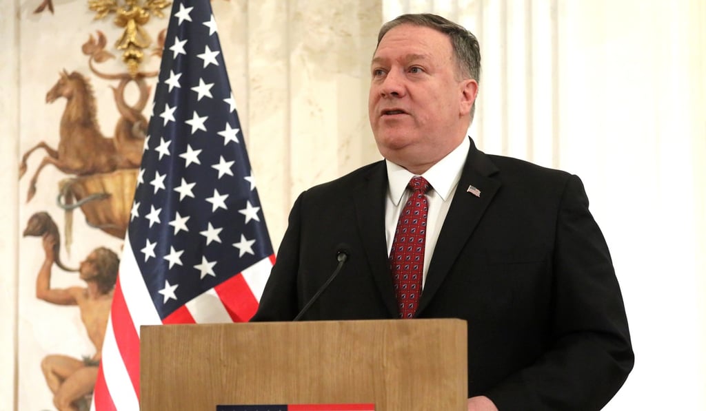 US Secretary of State Mike Pompeo will visit Manila on his way back from a summit in Hanoi next week. Photo: EPA-EFE US Secretary of State Mike Pompeo will visit Manila on his way back from a summit in Hanoi next week. Photo: EPA-EFE