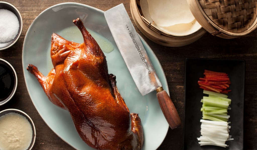 Mott 32’s applewood roasted duck.